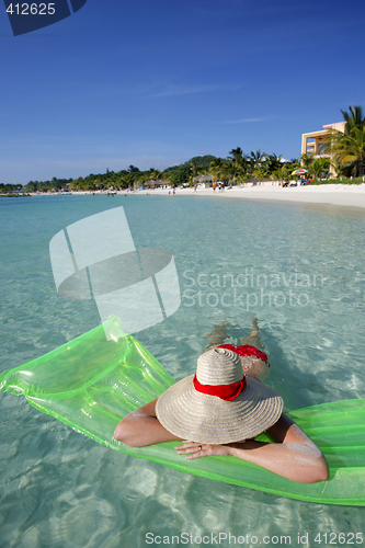 Image of Tropical Beach Scene