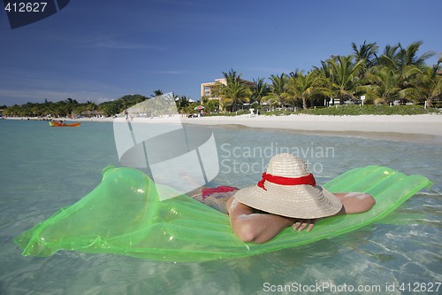 Image of Tropical Beach Scene