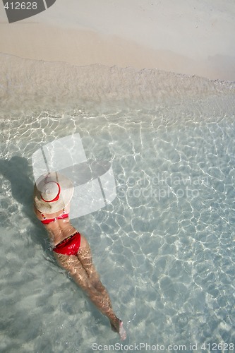 Image of Woman in the Sea