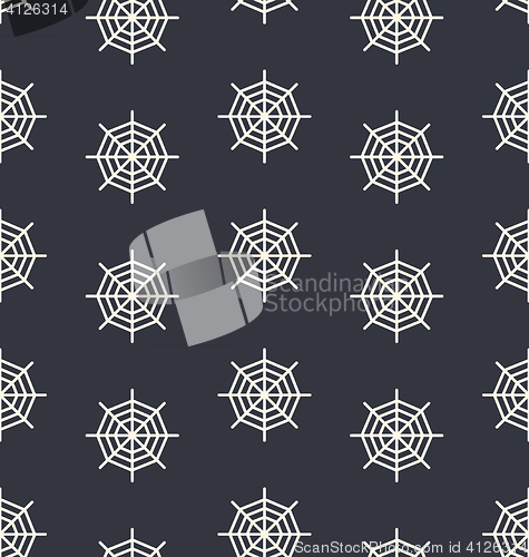 Image of Seamless Pattern Spider Web
