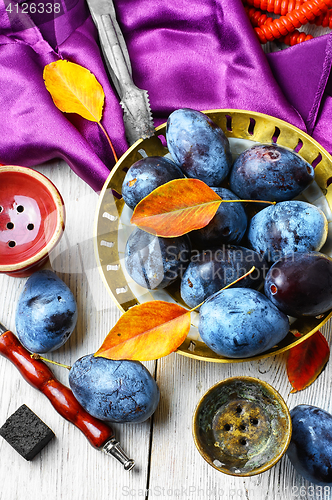 Image of Hookah and autumn plum