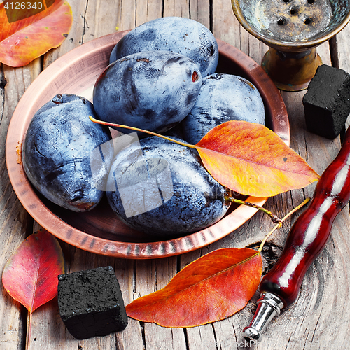 Image of Hookah and autumn plum