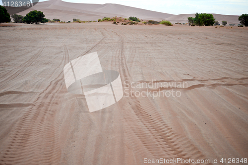 Image of road in desert