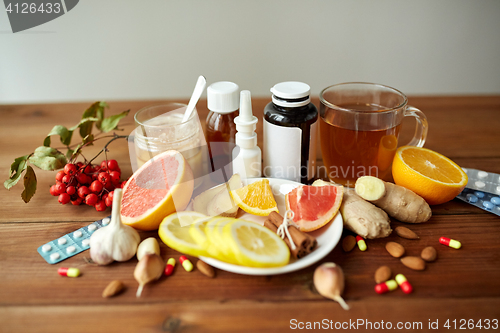 Image of traditional medicine and drugs