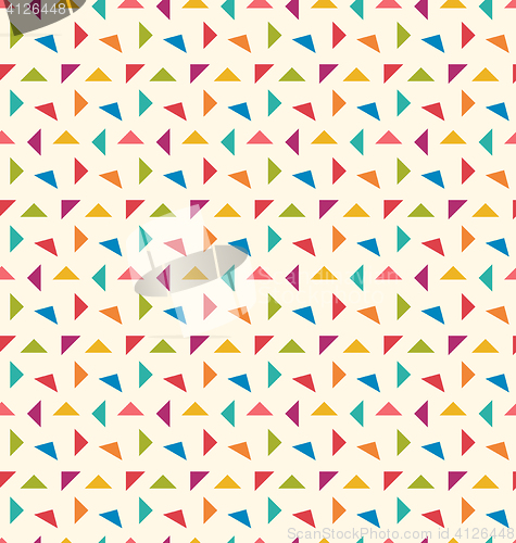 Image of  Seamless Pattern with Colorful Geometric Objects