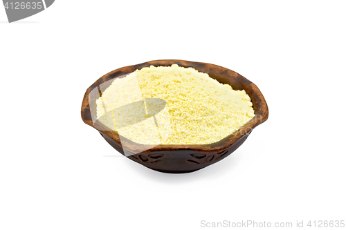 Image of Flour corn in bowl