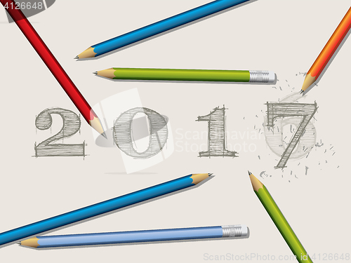 Image of Pencils and corrected 2016 text
