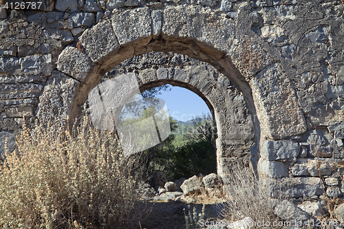 Image of Gemiler island ruins, Turkey