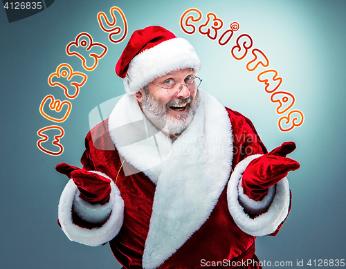 Image of happy, smiling Santa Claus.