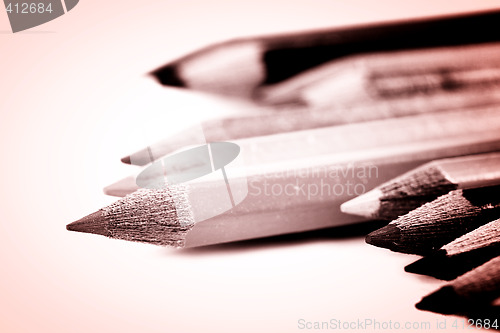 Image of Close-up pencil.