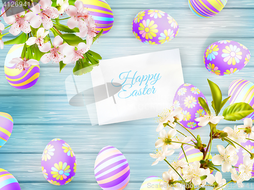 Image of Easter card. EPS 10