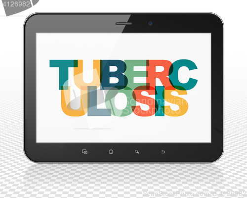 Image of Health concept: Tablet Pc Computer with Tuberculosis on  display