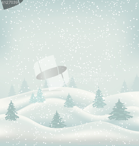 Image of Christmas Winter Landscape