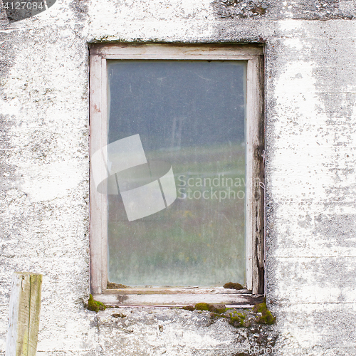 Image of Old dirty window