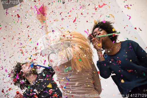 Image of confetti party