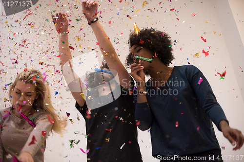 Image of confetti party