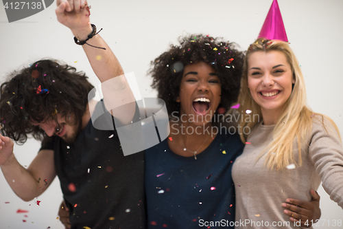 Image of confetti party