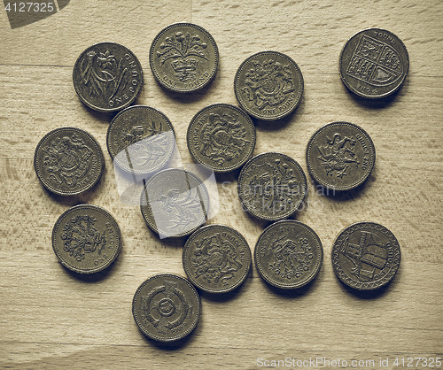 Image of Vintage Pound coins