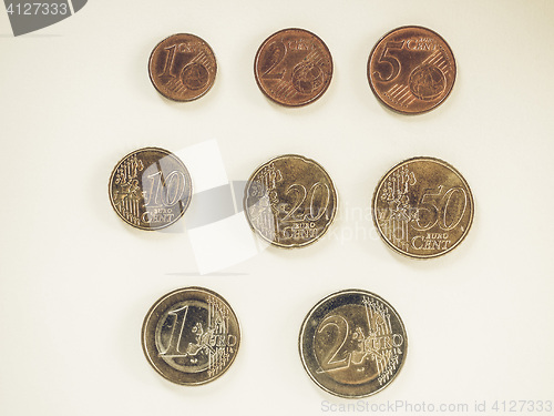 Image of Vintage Euro coins series