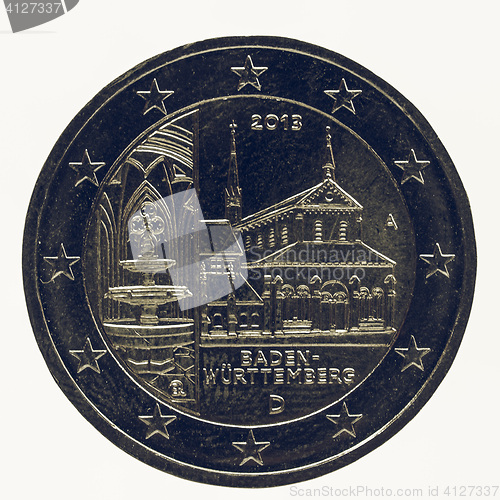 Image of Vintage Euro coin