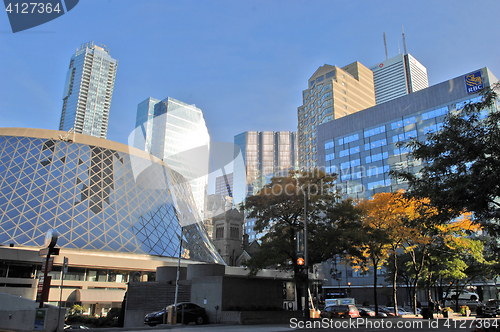 Image of Downtown Toronto with high rises.