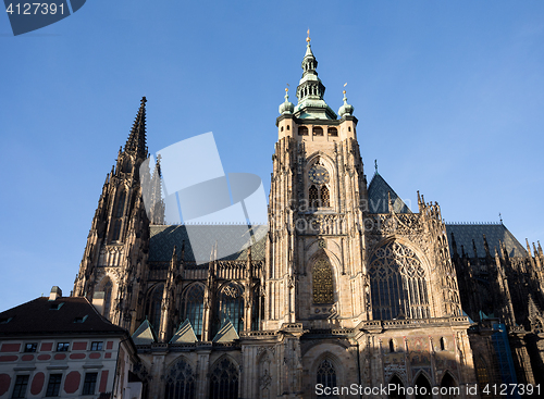 Image of st. vitus cathedral in prague czech republic 