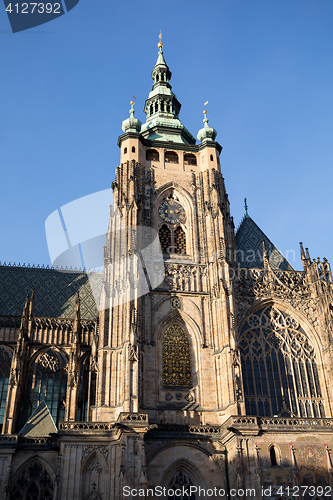 Image of st. vitus cathedral in prague czech republic 