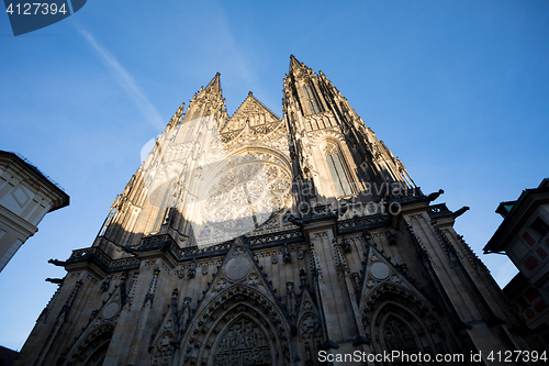 Image of st. vitus cathedral in prague czech republic 