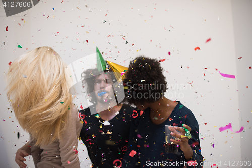 Image of confetti party