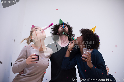 Image of confetti party