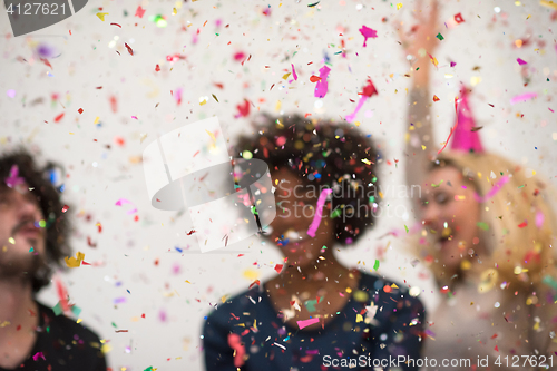 Image of confetti party