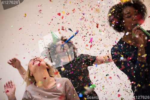 Image of confetti party