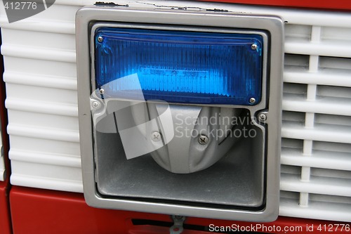 Image of Blue flash light