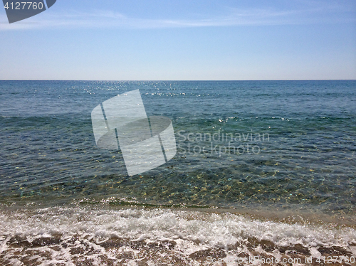 Image of Beautiful tropical seascape. Sky and sea.