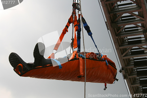 Image of Rescue in a ladder.