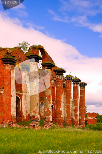 Image of Majestic Ruins of stables and headquarters of hussars