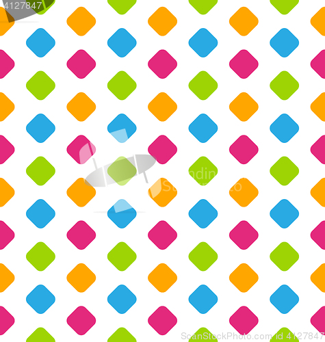 Image of Seamless Geometric Pattern, Colorful Kid Pattern