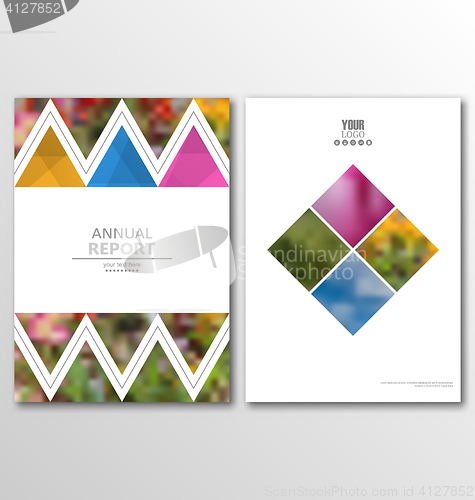 Image of Leaflet Brochure Flyer Template A4 Size Design, Annual Report Book Design