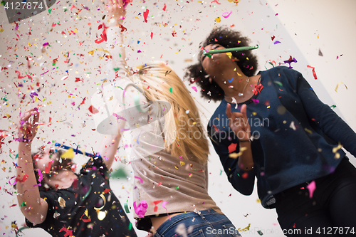 Image of confetti party