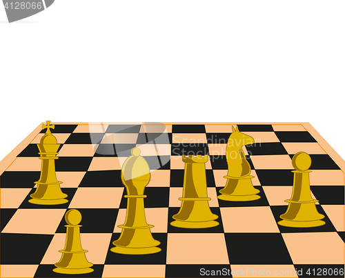 Image of Desk play chess