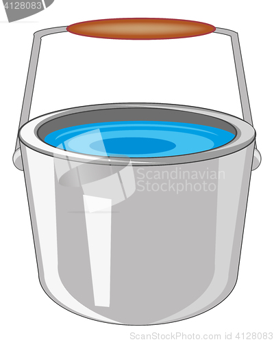 Image of Pail with water