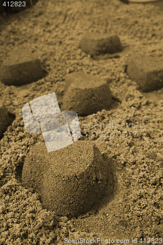 Image of hearts on the bech