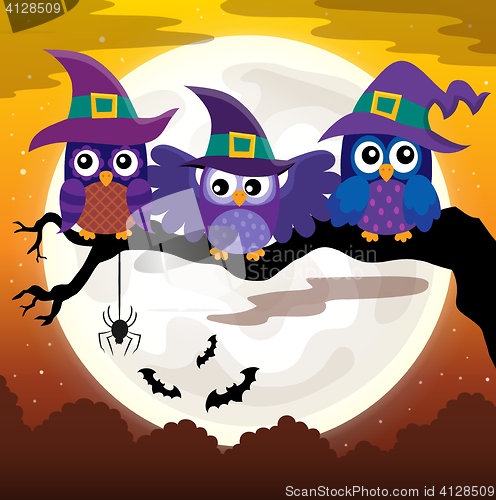 Image of Owl witches theme image 3