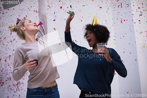 Image of confetti party