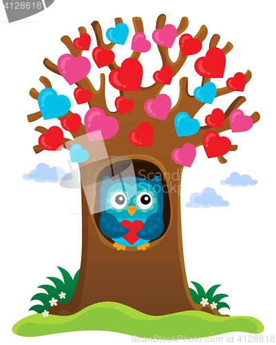 Image of Valentine tree theme image 1