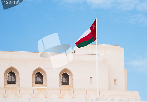 Image of The flag of Oman
