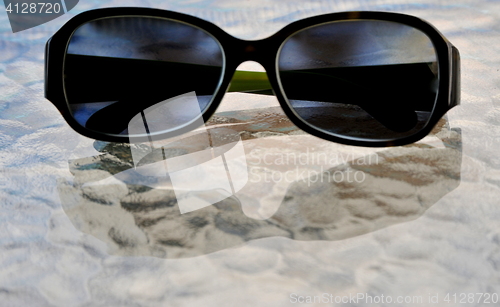 Image of Sunglasses on vacation.