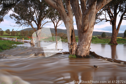 Image of Muddy floodwaters Australia