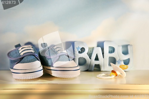 Image of Baby denim shoes