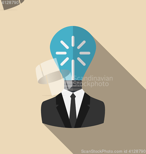 Image of  Concept Lamp of New Idea